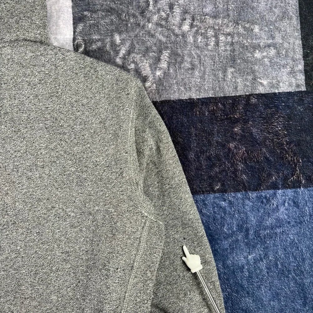 Polo Ralph Lauren Mens Gray Full Zip Hoodie Sweatshirt Size Medium Pony Logo